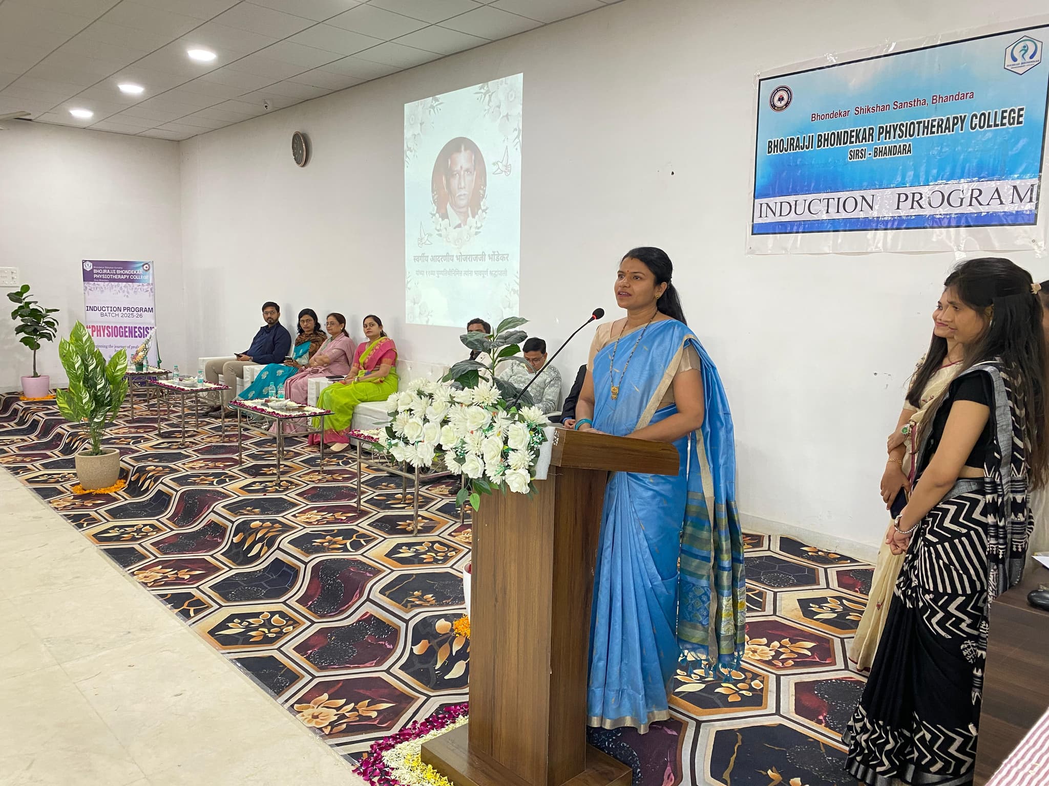 Induction programme of Bhojrajji Bhondekar Physiotherapy College